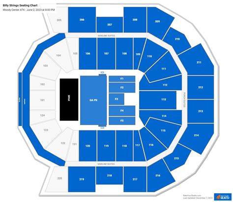 Moody Center ATX Concert Seating Chart - RateYourSeats.com