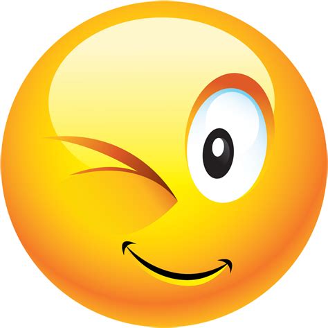 Download Emoticon Smiley Wink Smile Whatsapp Emoji Hq Png Image ...