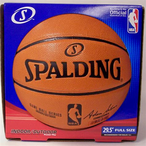 Spalding - NBA Game Ball Series Indoor / Outdoor Full Size Basketball ...