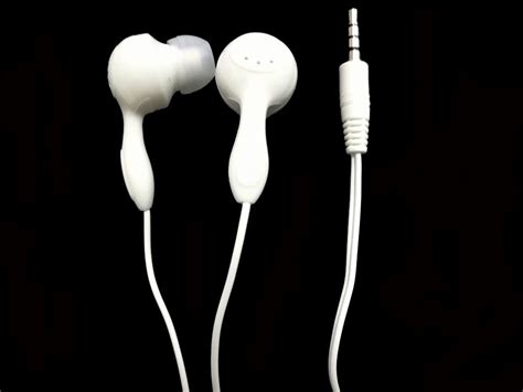 White Earbud 1.2m Wired Earphone Headset Headphones for Mic Smart ...