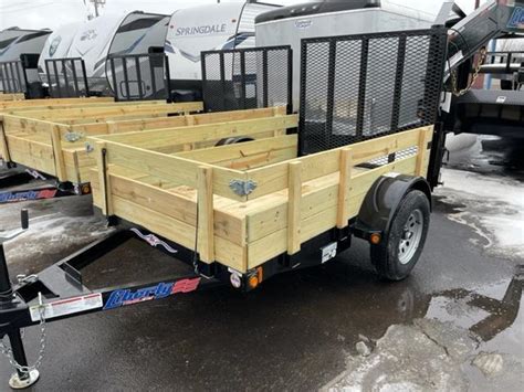 2022 Liberty 5X8 WOOD SIDE Utility Trailer | Team One Trailers ...