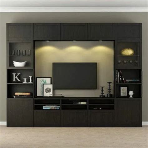 Wood,WPC PVC) Wall Mounted Modular LED TV Unit at Rs 1460/sq ft in ...