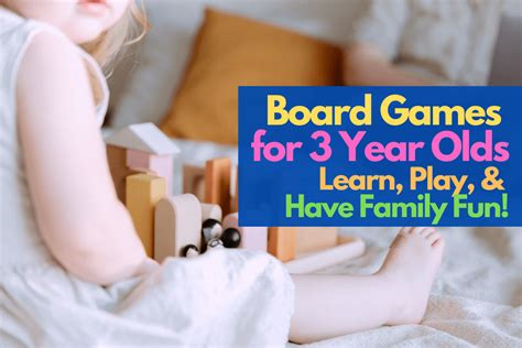 40+ Board Games for 3 Year Olds: Learn, Play, and Have Family Fun! • Parent Portfolio