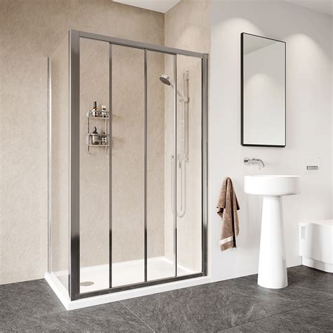 Haven Framed Sliding Doors Shower Enclosure