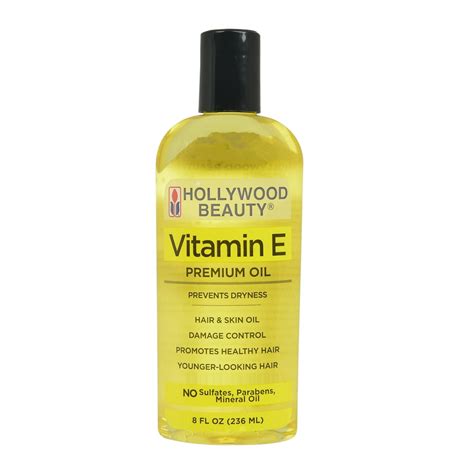 Hollywood Beauty Vitamin E Oil Hair And Skin Oil 8 Oz - Walmart.com ...