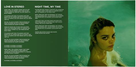 Sky Ferreira Night Time, My Time Design on Behance