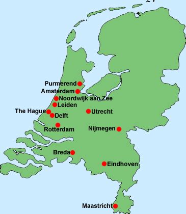 Breda Map - Netherlands