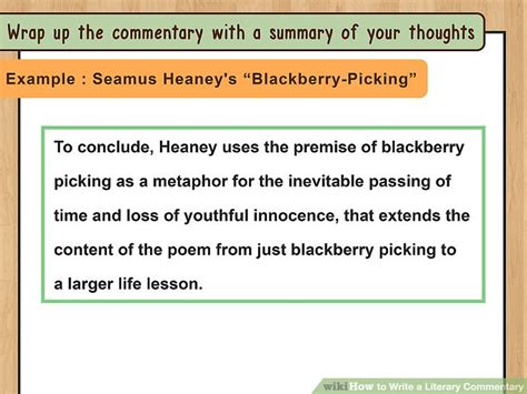 How to Write a Literary Commentary (with Examples) - wikiHow