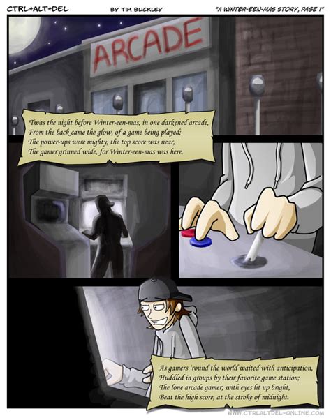 A Winter-een-mas Story, page 1 - Ctrl+Alt+Del Comic Ctrl+Alt+Del