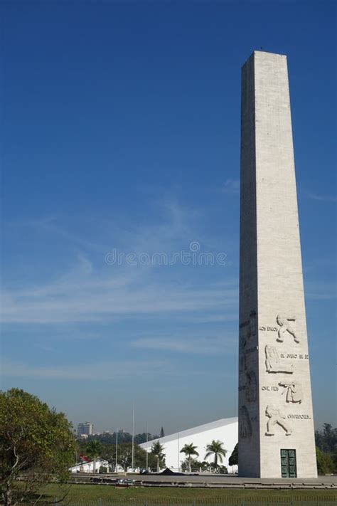 Sao Paulo/Brazil: Obelisk of Ibirapuera Park Editorial Stock Image ...