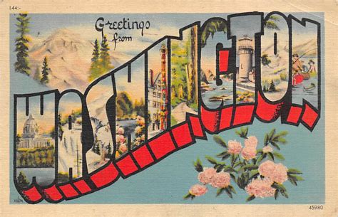 Washington Postcard for Sale | OldPostcards.com