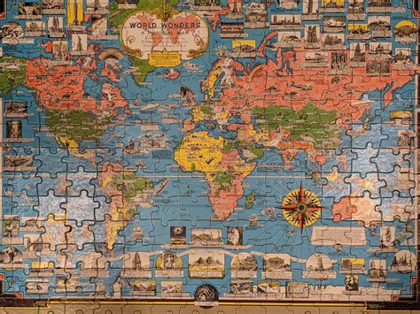 World Wonders A Pictorial Map – Curtis Wright Maps