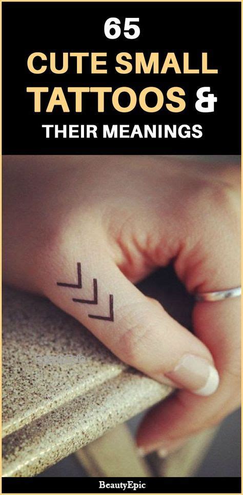 65 Cute Small Tattoos With Big Meanings You'll Love It | Small symbol ...