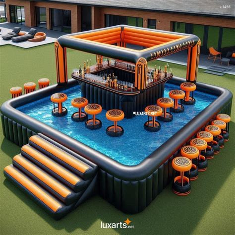 Inflatable Bar Pools: Creative & Portable Pool Bars for Your Party - LuxArts