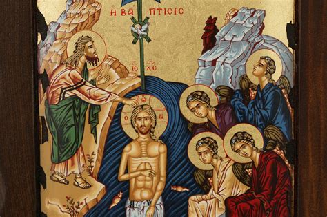 Baptism of Christ Icon - Orthodox Icons - BlessedMart