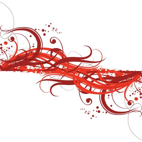 Red Abstract Lines PNG Image | PNG Mart