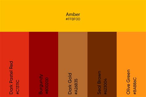 Amber Color: Its Meaning, Similar Colors and Palette Ideas - Picsart Blog