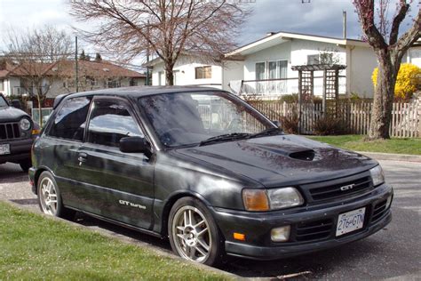 Old Parked Cars Vancouver: 1990 Toyota Starlet GT Turbo