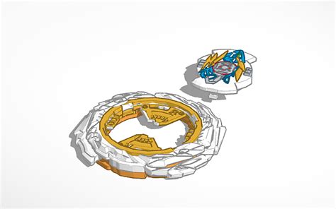 3D design Beyblade Burst Sparking Tempest Dragon - Tinkercad