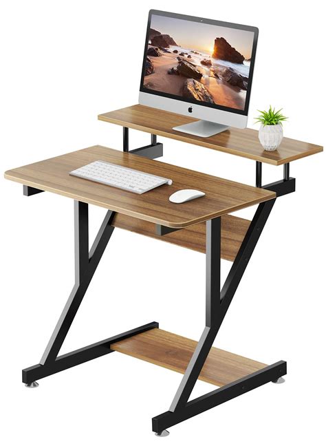 Buy Dripex Computer Desk for Small Spaces, Z Shaped Small Computer Desk ...