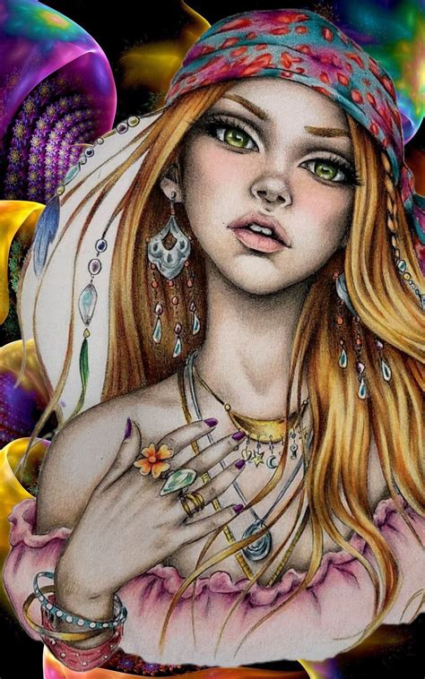 Pin by Aline S Ferreira on Christine Karron | Color pencil art, Colored pencil artwork, Fantasy ...
