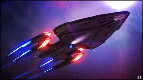 USS Valkyrie NX 91909 Star Trek #spaceship space art #artwork #watermarked #4K #wallpaper # ...