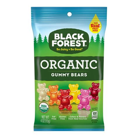 Black Forest Organic Gummies Bears, 4 Oz. - Walmart.com - Walmart.com