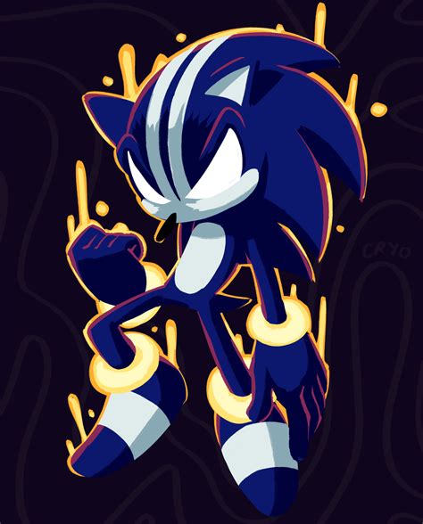 Darkspine Sonic by CryoGX on Newgrounds