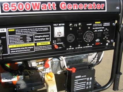 8500 Watt Powerland Portable Gas Electric Start Generator