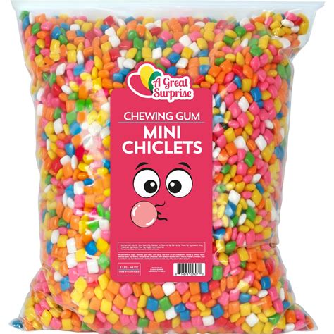 Buy Christmas Mini Chiclets Gum - 3 Pounds - Holiday Chiclets Gum Bulk ...