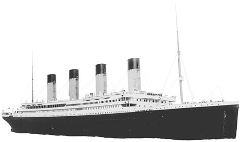 Titanic in Black and White