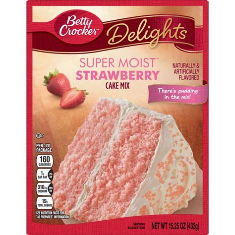 Betty Crocker Super Moist Strawberry Cake Mix, 15.25 oz Reviews 2021