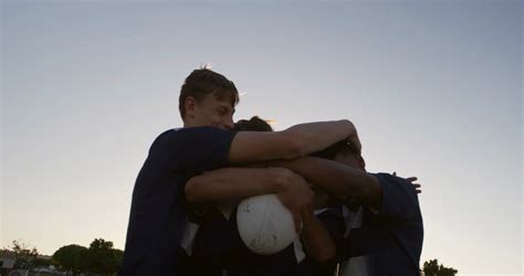 Rugby players celebrating on the field Stock Video Footage 00:12 SBV-346593634 - Storyblocks