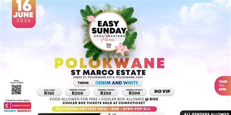 Easy Sunday Soul Sessions Picnic Polokwane - Computicket BoxOffice