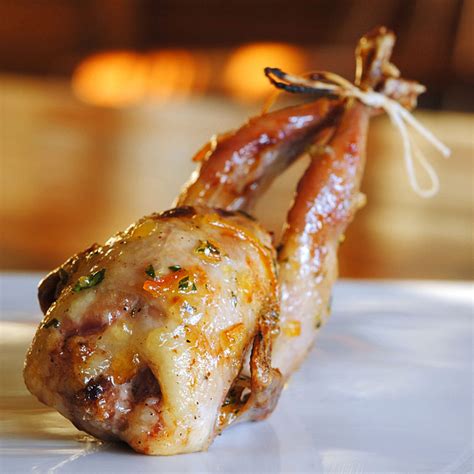 JULES FOOD...: Roasted Quail with Orange, Tarragon, Garlic Glaze