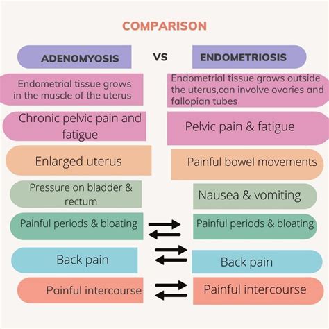 Endometriosis symptoms adenomyosis symptoms compared – Artofit