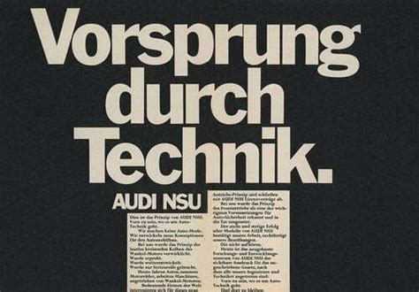 Audi Vorsprung durch Technik Slogan Celebrates 50 Years!