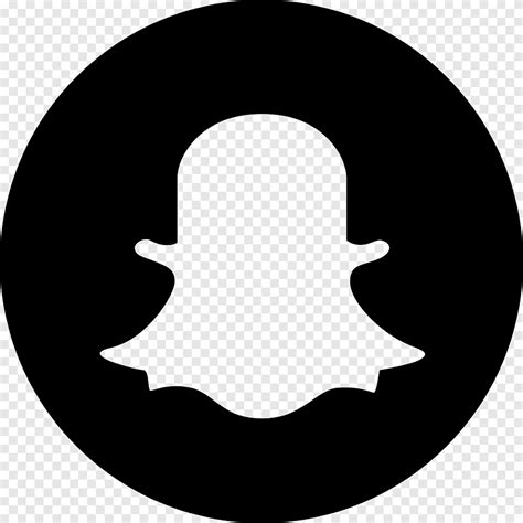 Mídia social ícones do computador, snapchat, logotipo, monocromático png | PNGEgg