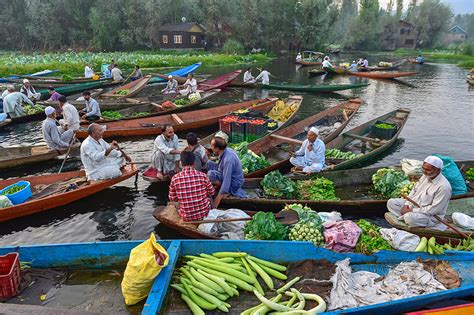 Pictures From Kashmir's Famous Floating Market on Dal Lake - Photogallery