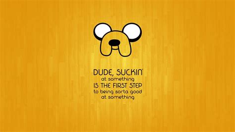 Wallpaper : 1920x1080 px, Adventure Time, anime, cartoon, Jake the Dog, quote, yellow 1920x1080 ...