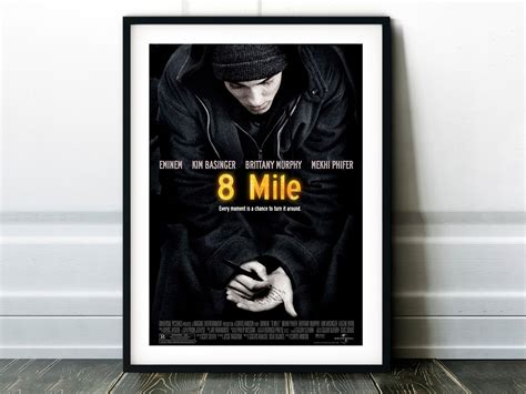 8 Mile Movie Poster Classic 00's Vintage Wall Film Art | Etsy