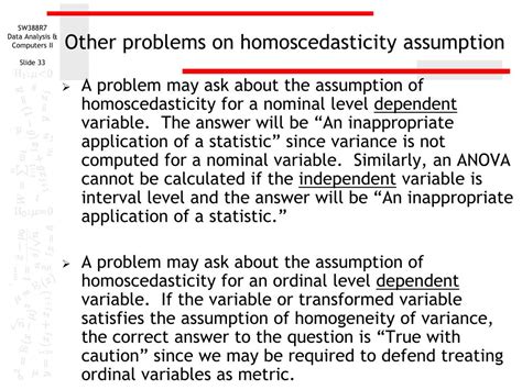 PPT - Assumption of Homoscedasticity PowerPoint Presentation, free ...