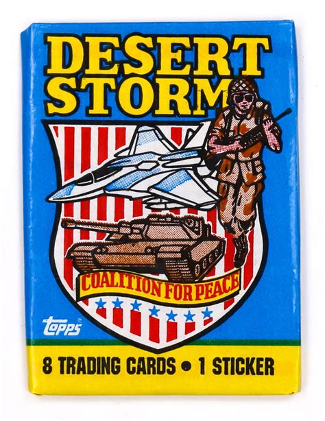 Desert Storm Series 1 Vintage Trading Cards ONE Wax Pack 1991 | Etsy