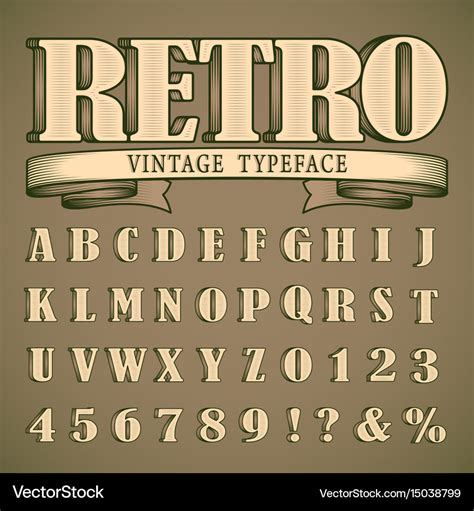 Vintage Svg Font - 1789+ File for DIY T-shirt, Mug, Decoration and more ...