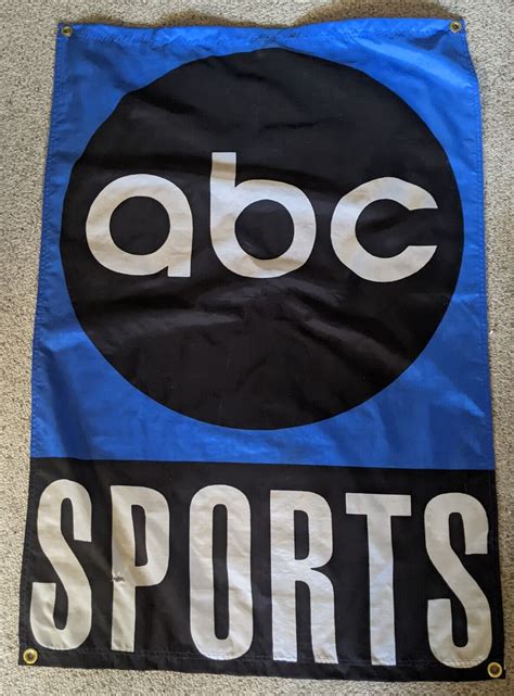 ABC Sports Banner from 1960s/70s Vintage, RARE | eBay