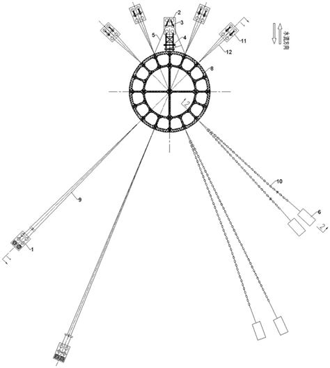 Accurate positioning sinking method for large-diameter steel open ...