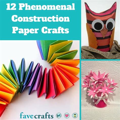 12 Phenomenal Construction Paper Crafts | FaveCrafts.com