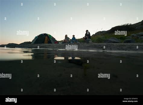 Camping in Sweden Stock Photo - Alamy