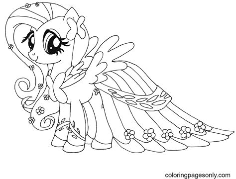 Fluttershy My Little Pony Free Coloring Pages - My Little Pony Coloring ...