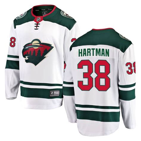 NHL Ryan Hartman Minnesota Wild 38 Jersey – JerseyHouse